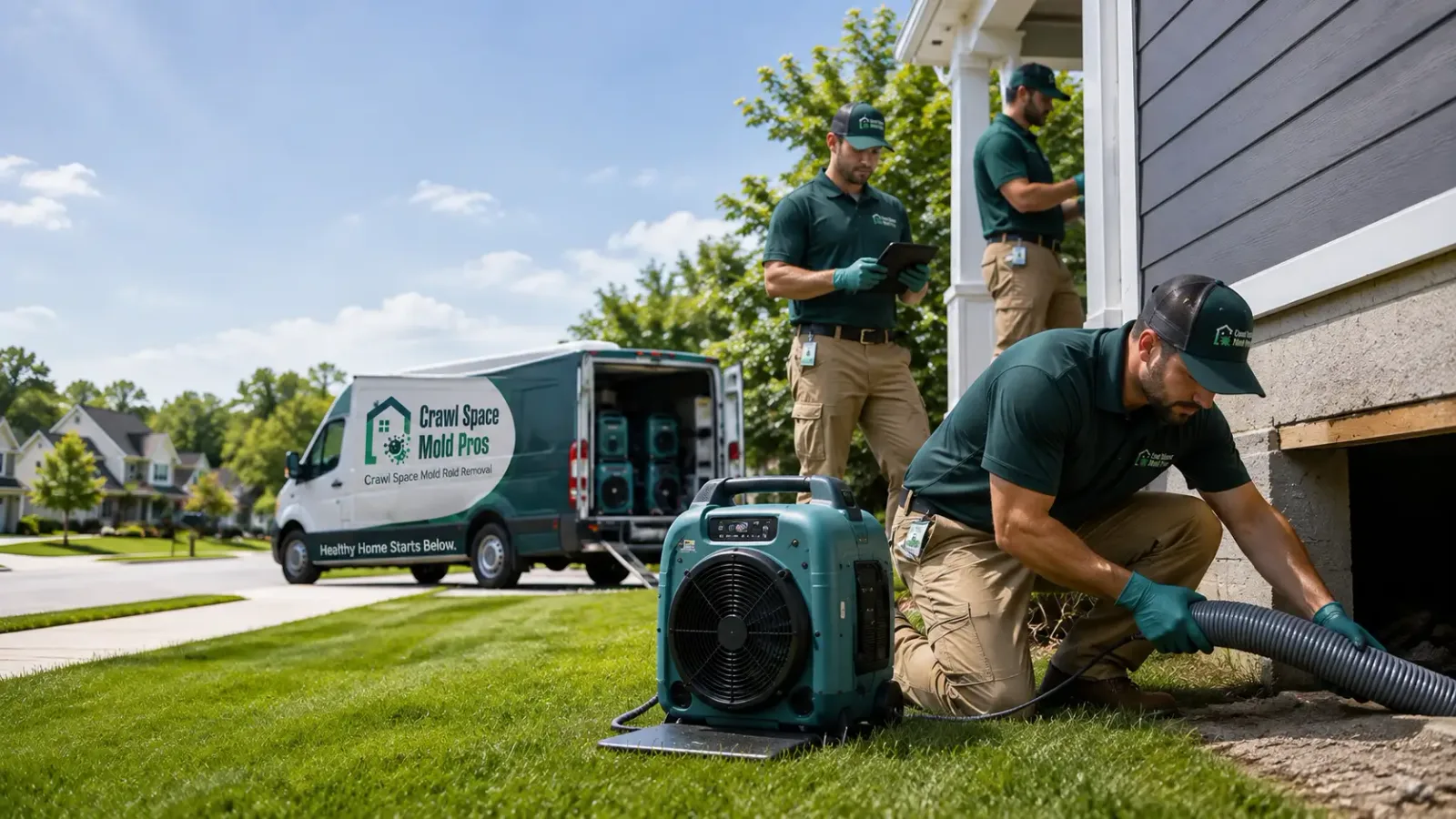 Crawl Space Mold Removal in Shafer, MN
